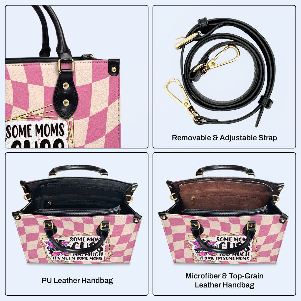 I’m Some Moms – Personalisierte Lederhandtasche – MM49