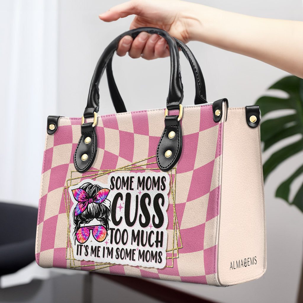 I’m Some Moms – Personalisierte Lederhandtasche – MM49