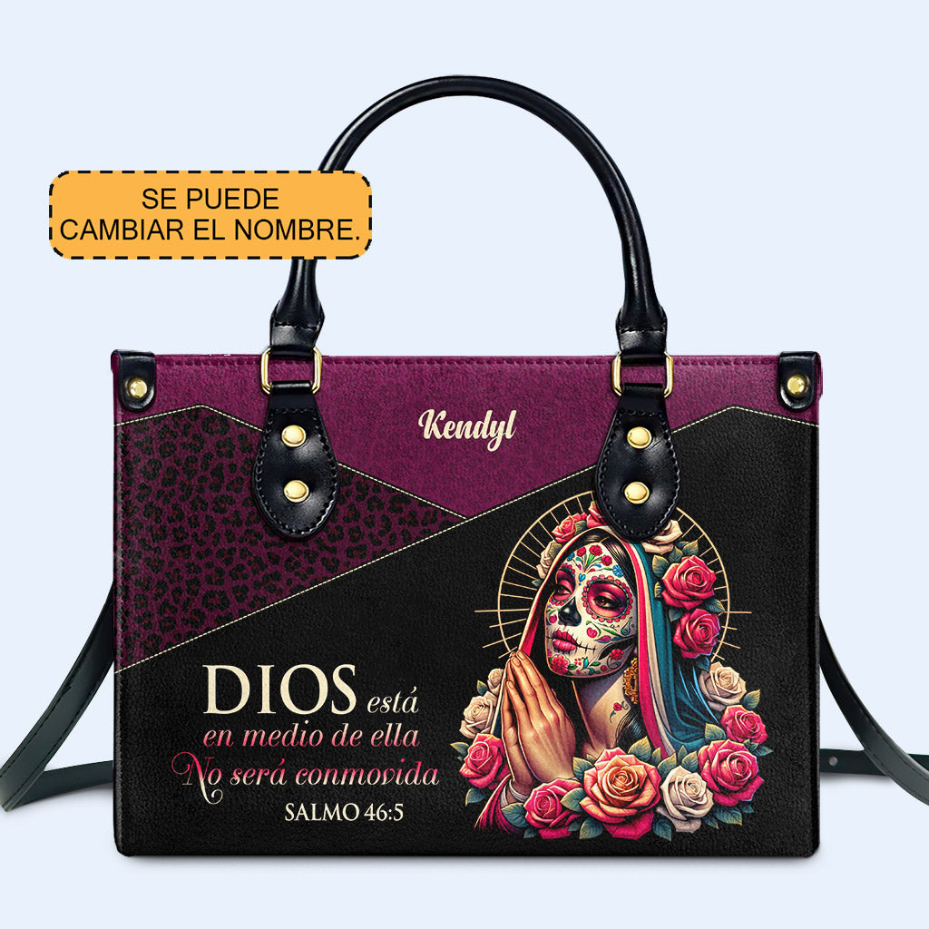 Dios - Personalisierte Lederhandtasche - MX12