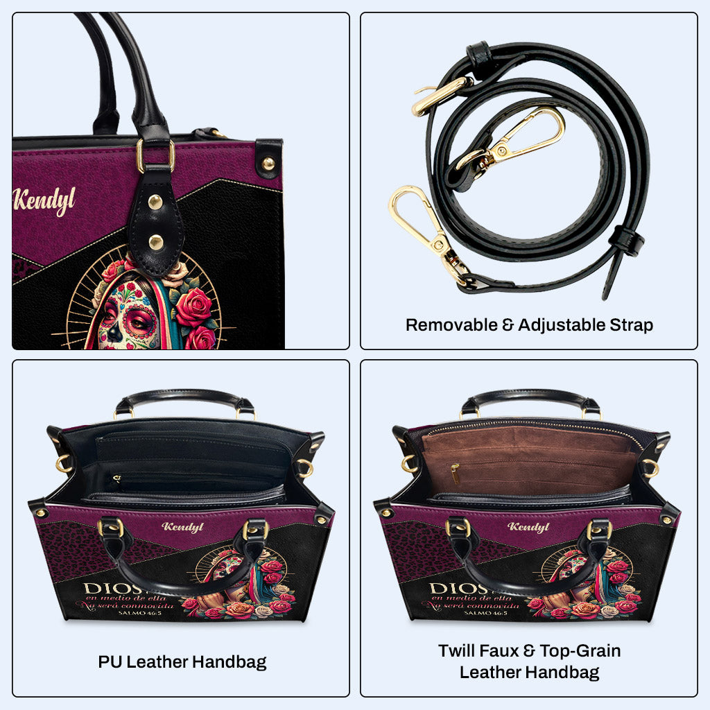 Dios - Personalisierte Lederhandtasche - MX12