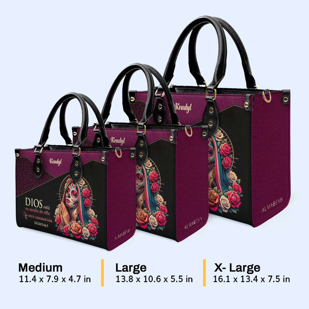 Dios - Personalisierte Lederhandtasche - MX12