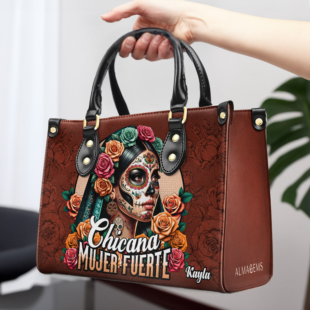 Mujer Fuerte – Personalisierte individuelle Lederhandtasche – MX16