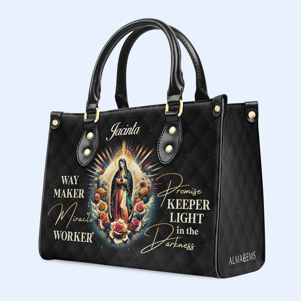 Way Maker - Personalisierte Lederhandtasche - MX19