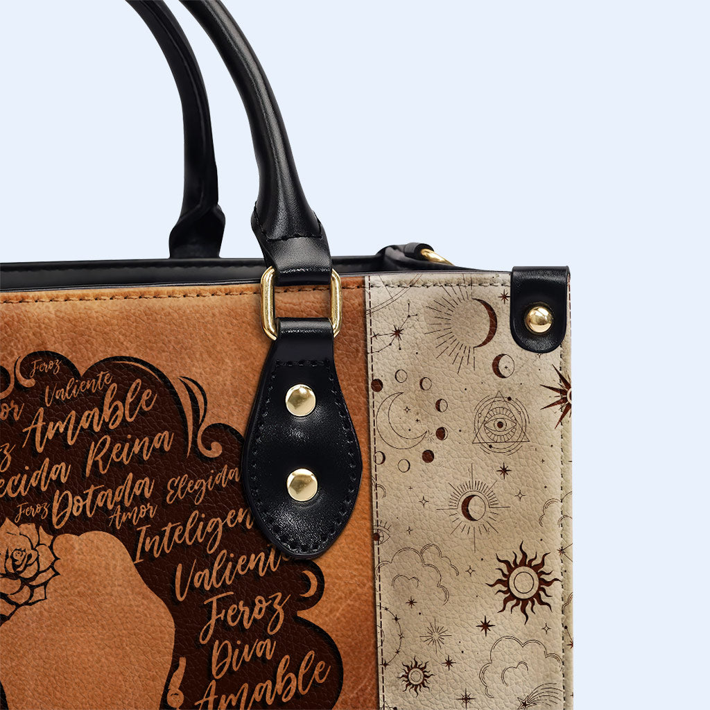 Reina Bendecida - Personalisierte Lederhandtasche - MX26