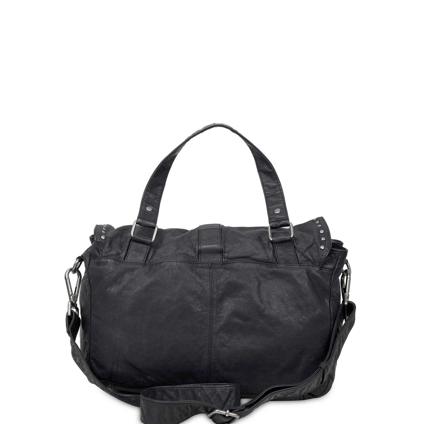 Maxi Honey Rivet Washed Black w. Antique Silver