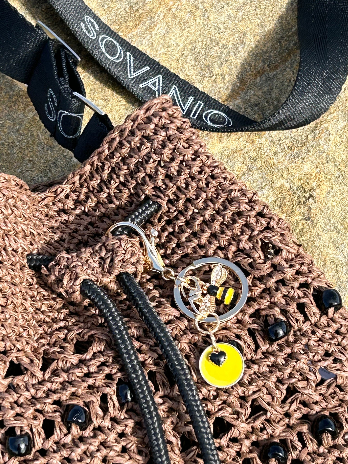 BIANCA TASCHE MIT PERLEN