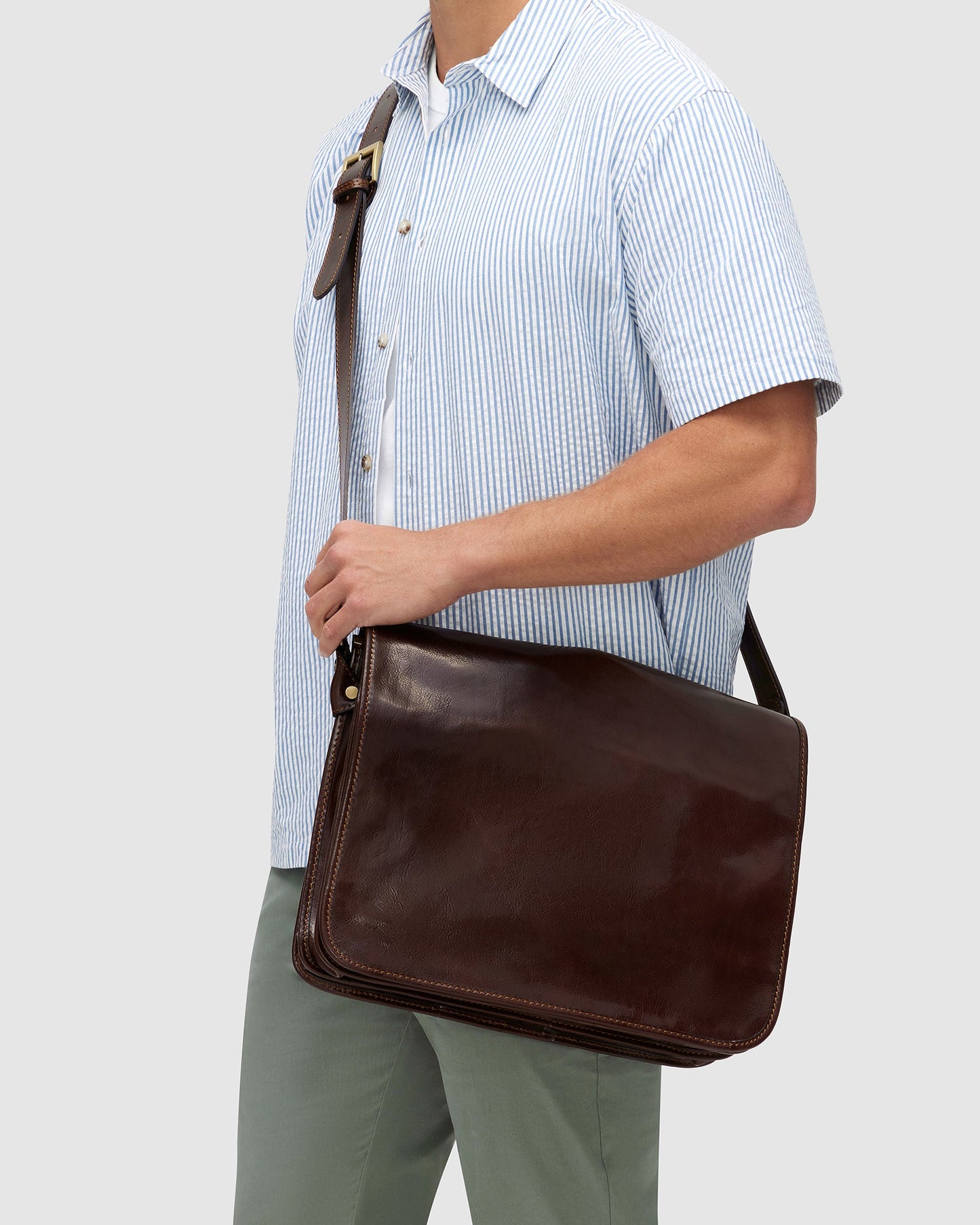 Nero Brown - Messenger mit zwei Fächern