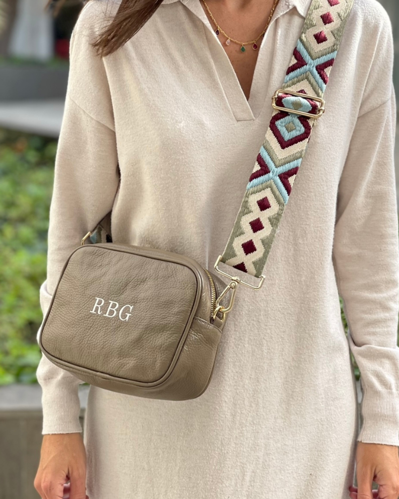 Taupe Enriqueta Tasche