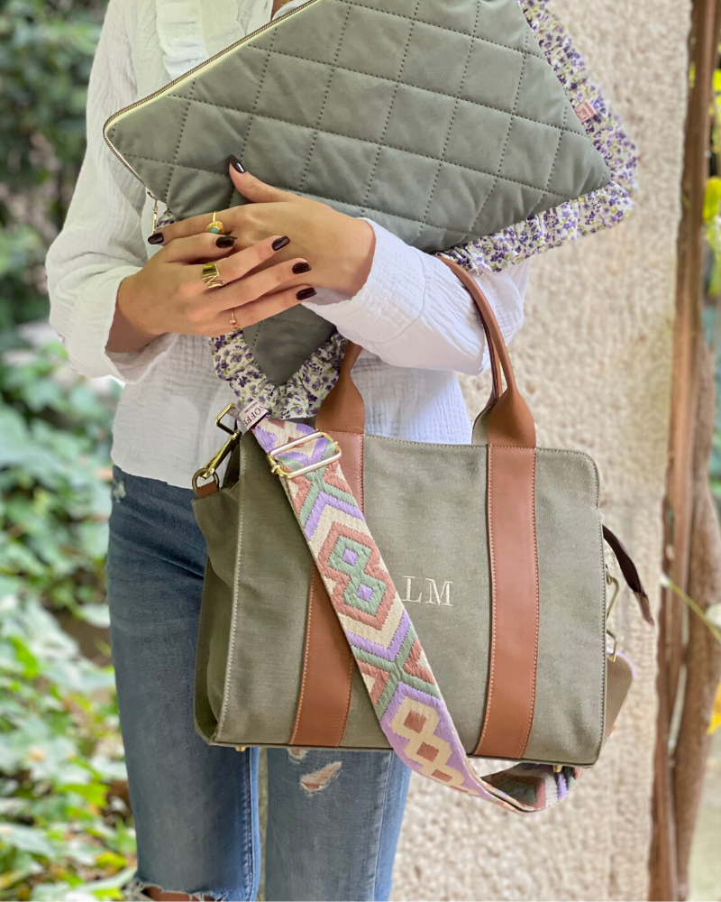 Khakigrüne Filippa Tasche