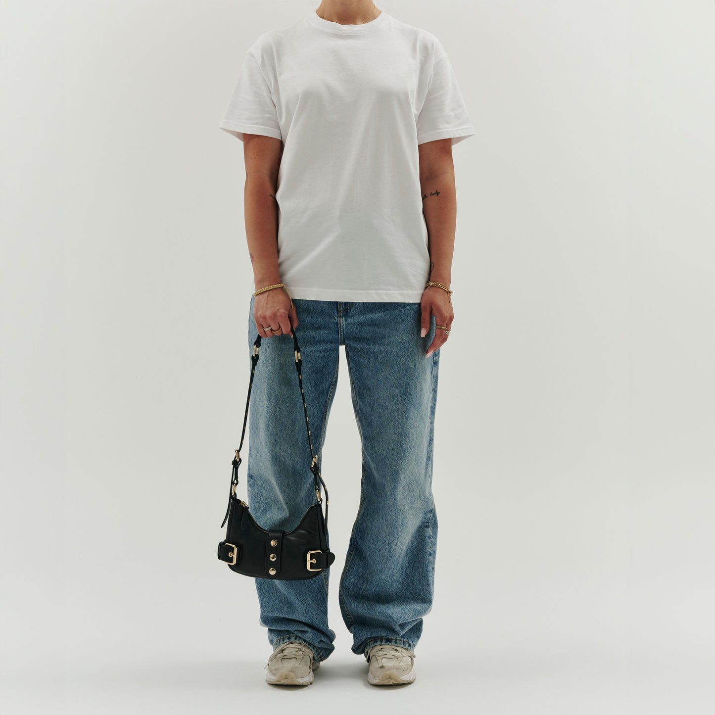 Palma Rivet Puffed Sheep Black w. Gold