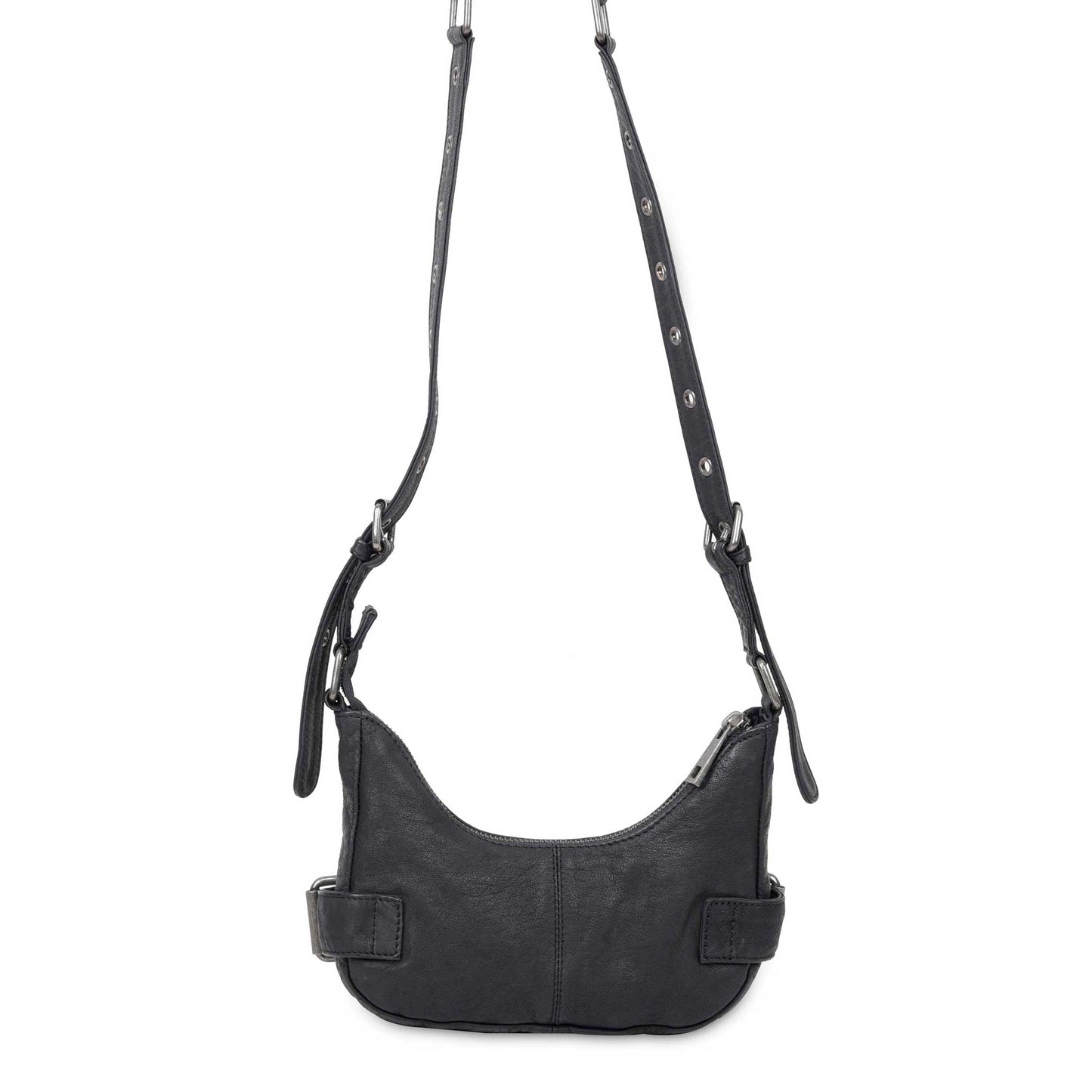 Palma Rivet Washed Black mit Antiksilber