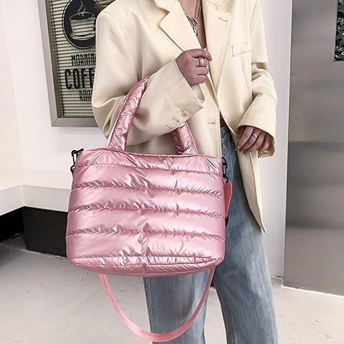 Puffertasche aus Satin