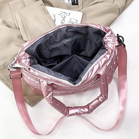 Puffertasche aus Satin