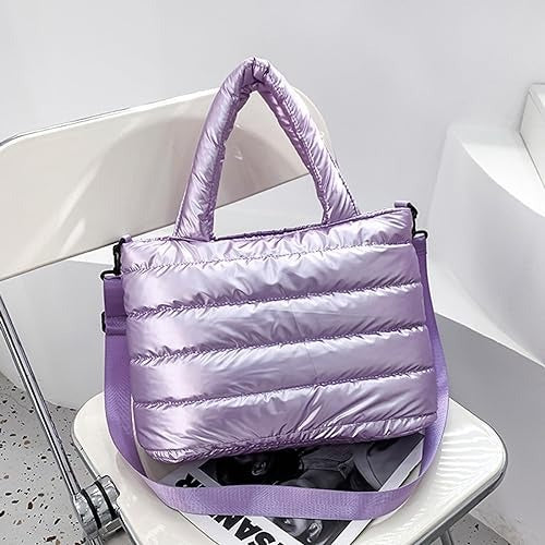 Puffertasche aus Satin