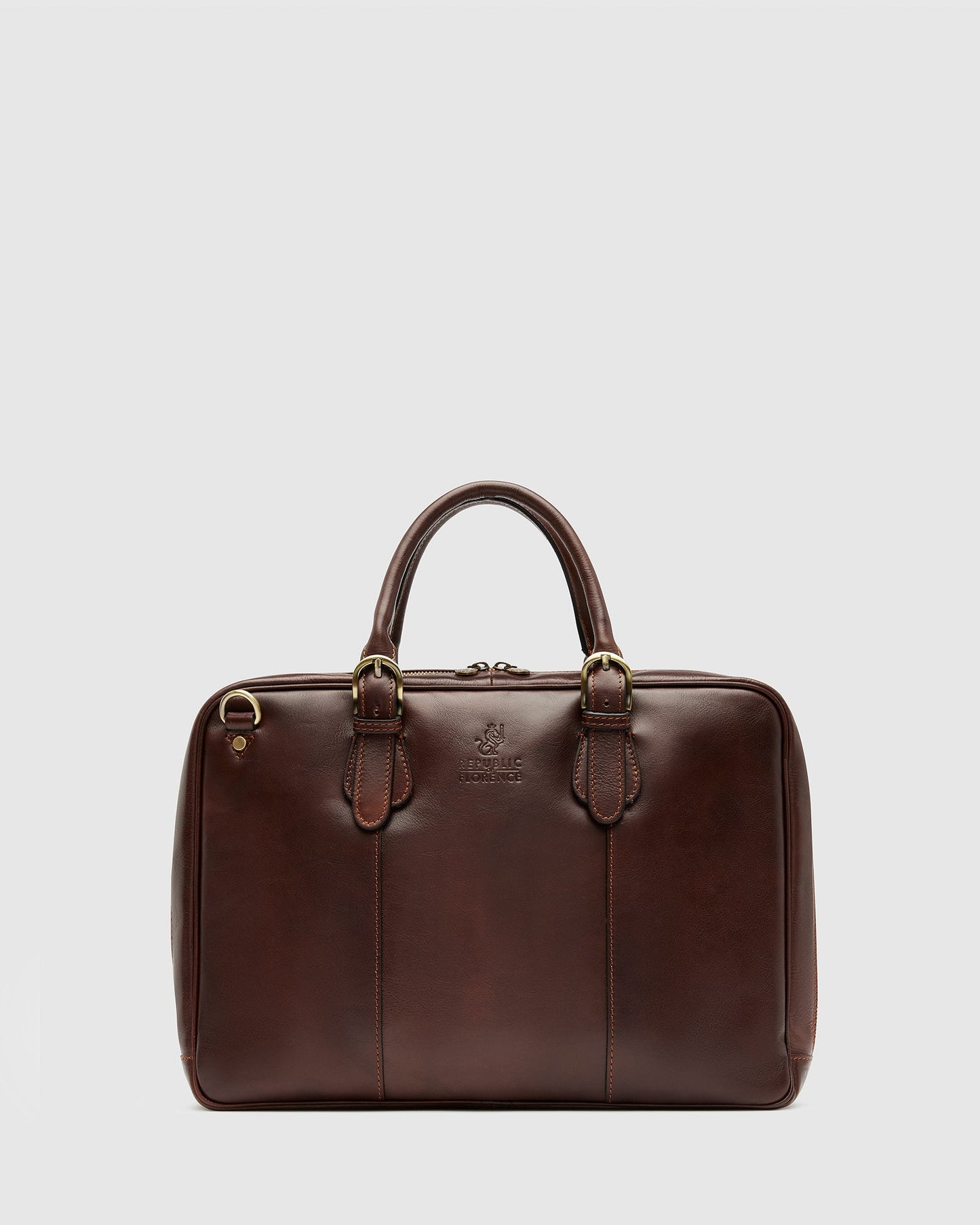Madrid Matt Chocolate - Aktentasche aus Leder