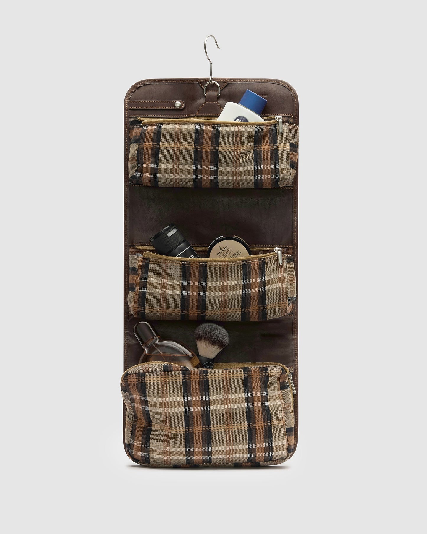 Hanging Dopp Kit Matt Chocolate