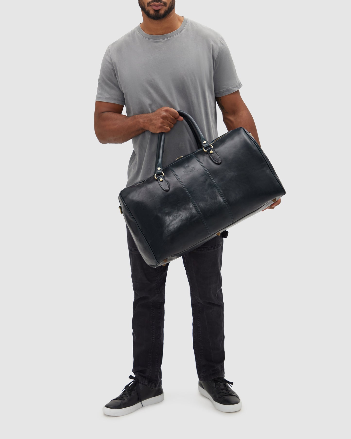 Albertis Blau - Reisetasche aus Leder