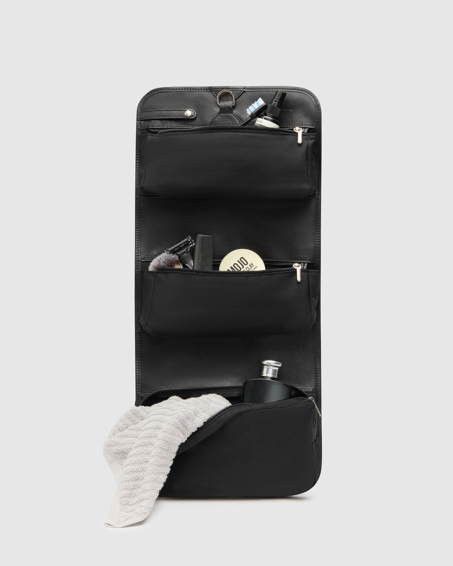 Hanging Dopp Kit Matt Black