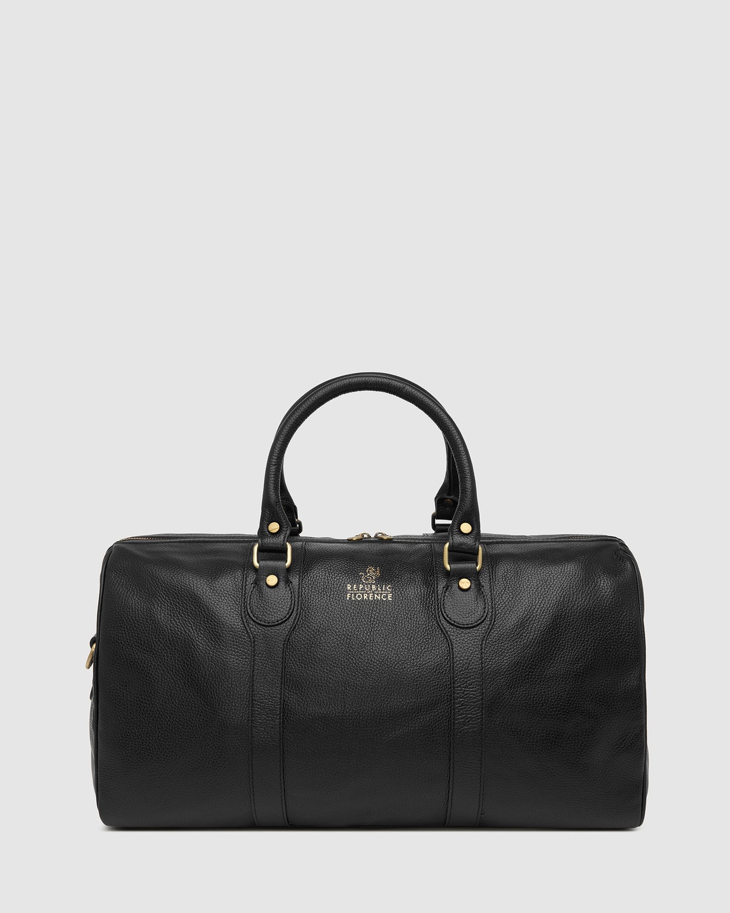 Beltrami Pebble Black - Weekender-Tasche aus Leder