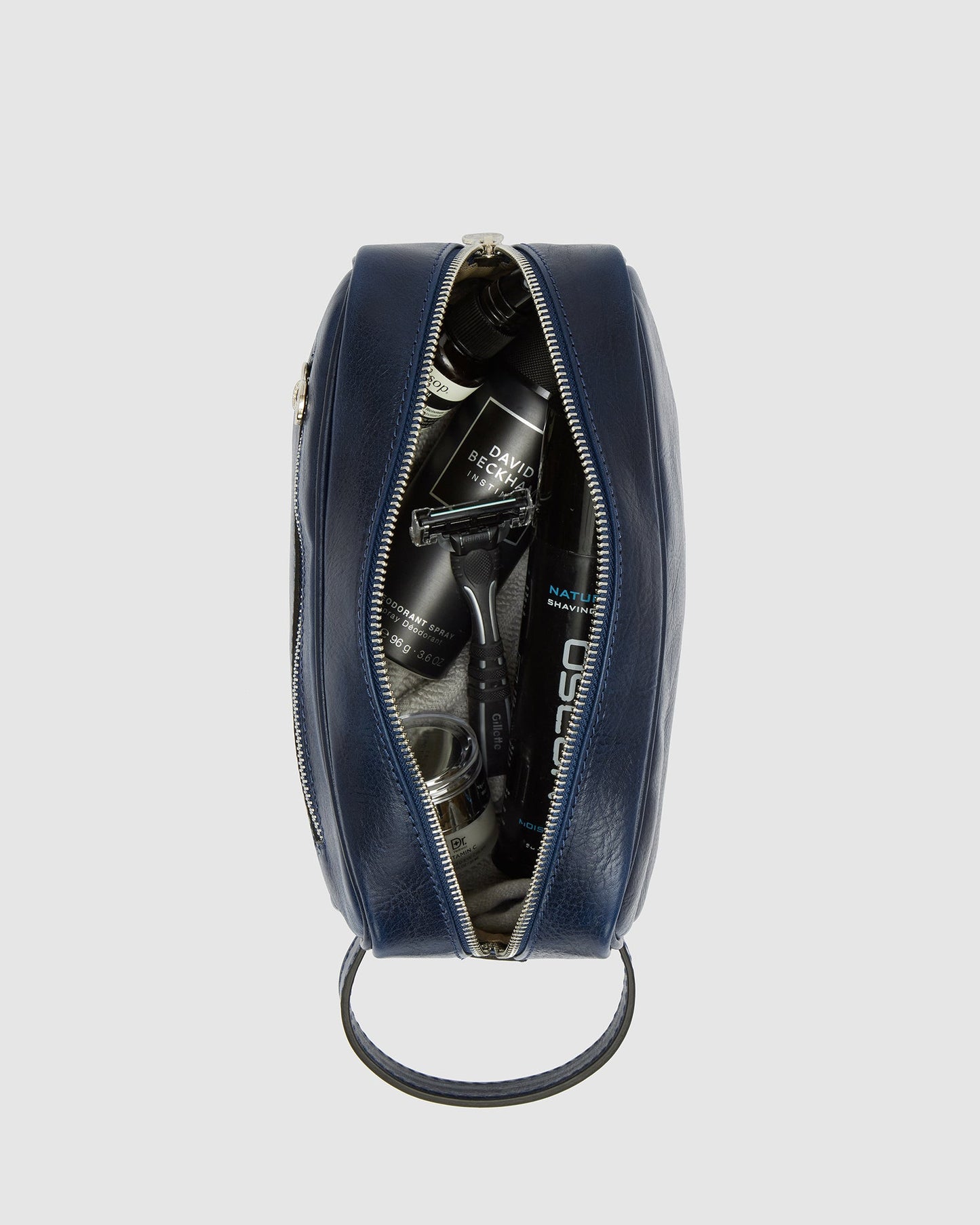 Sette Blue - Leather Dopp Kit