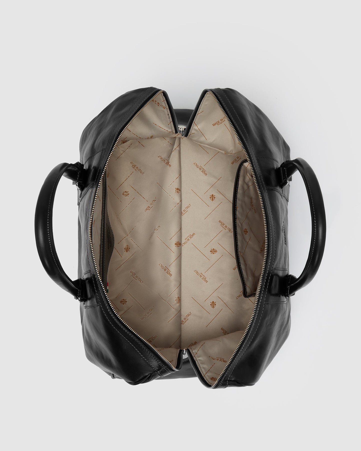 Beltrami Schwarz - Weekender aus Leder