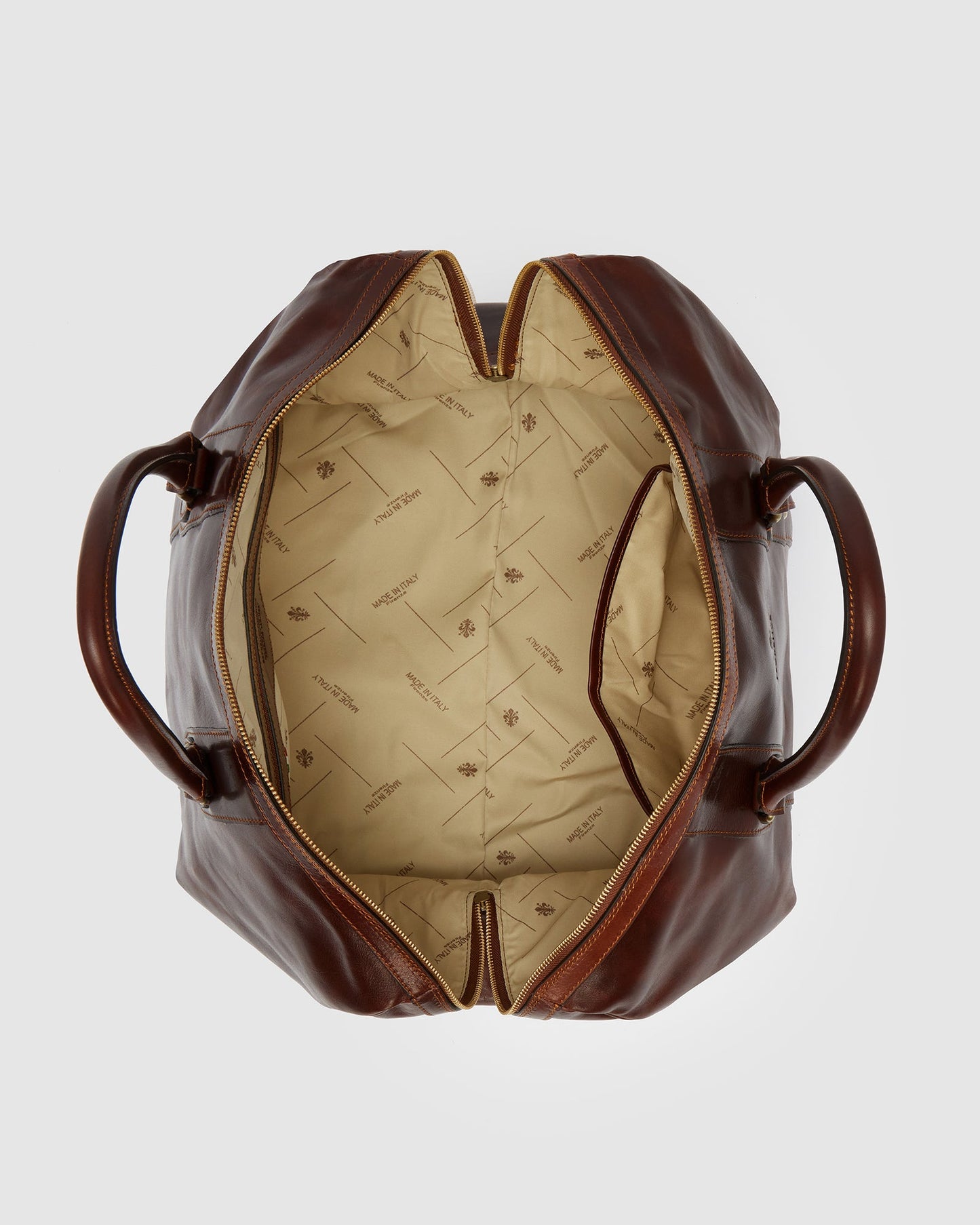 Beltrami Braun - Reisetasche aus Leder