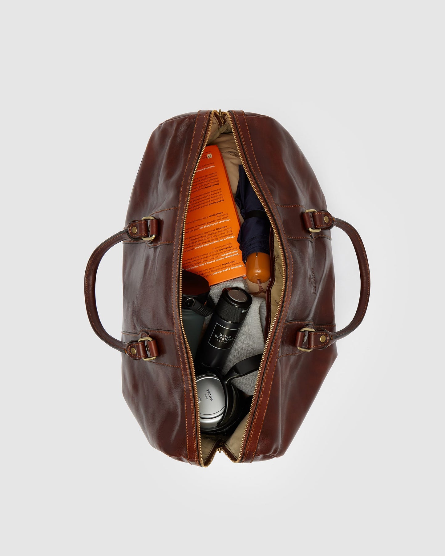 Beltrami Braun - Reisetasche aus Leder