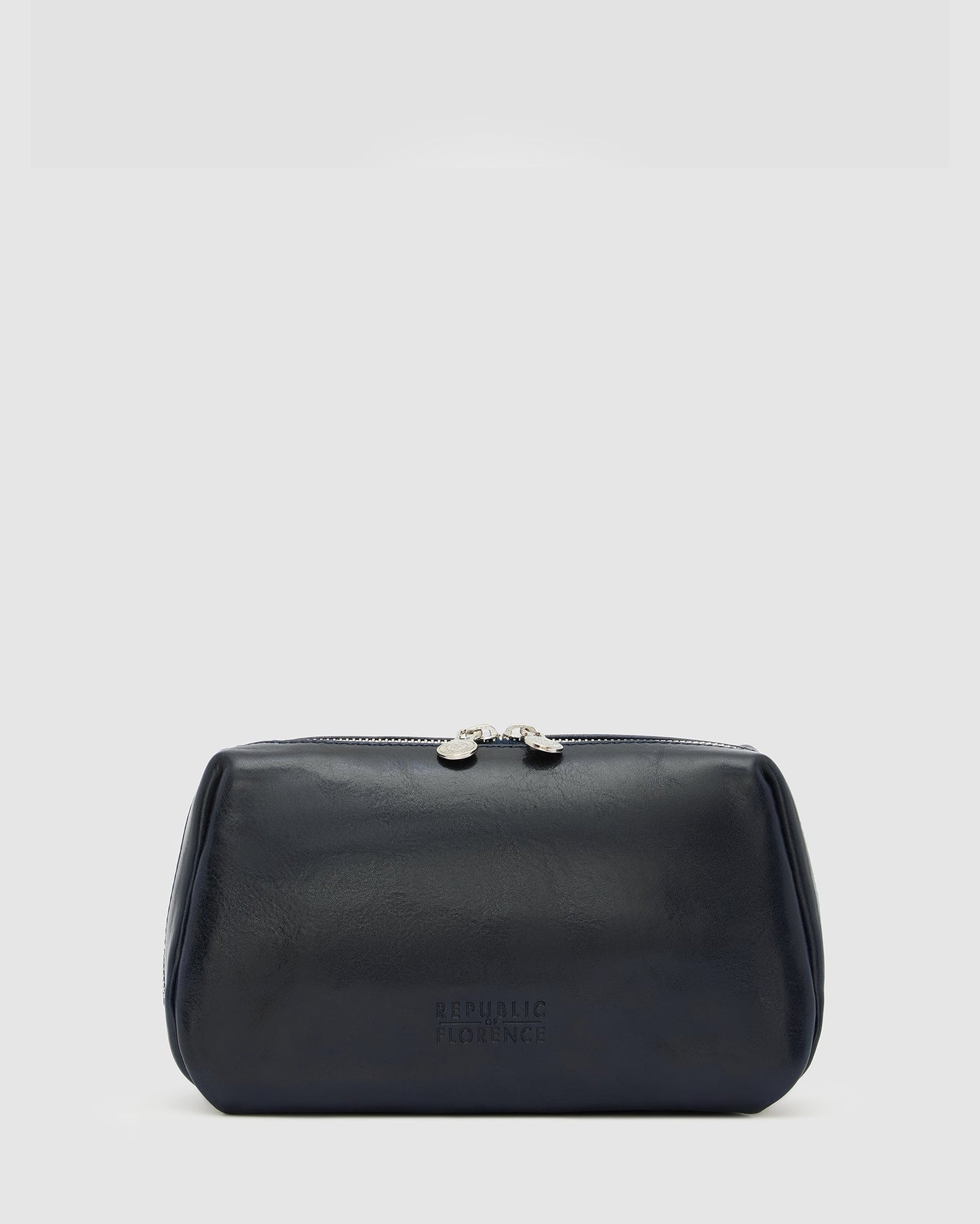 Otto Dopp Kit Blau - Kulturbeutel aus Leder
