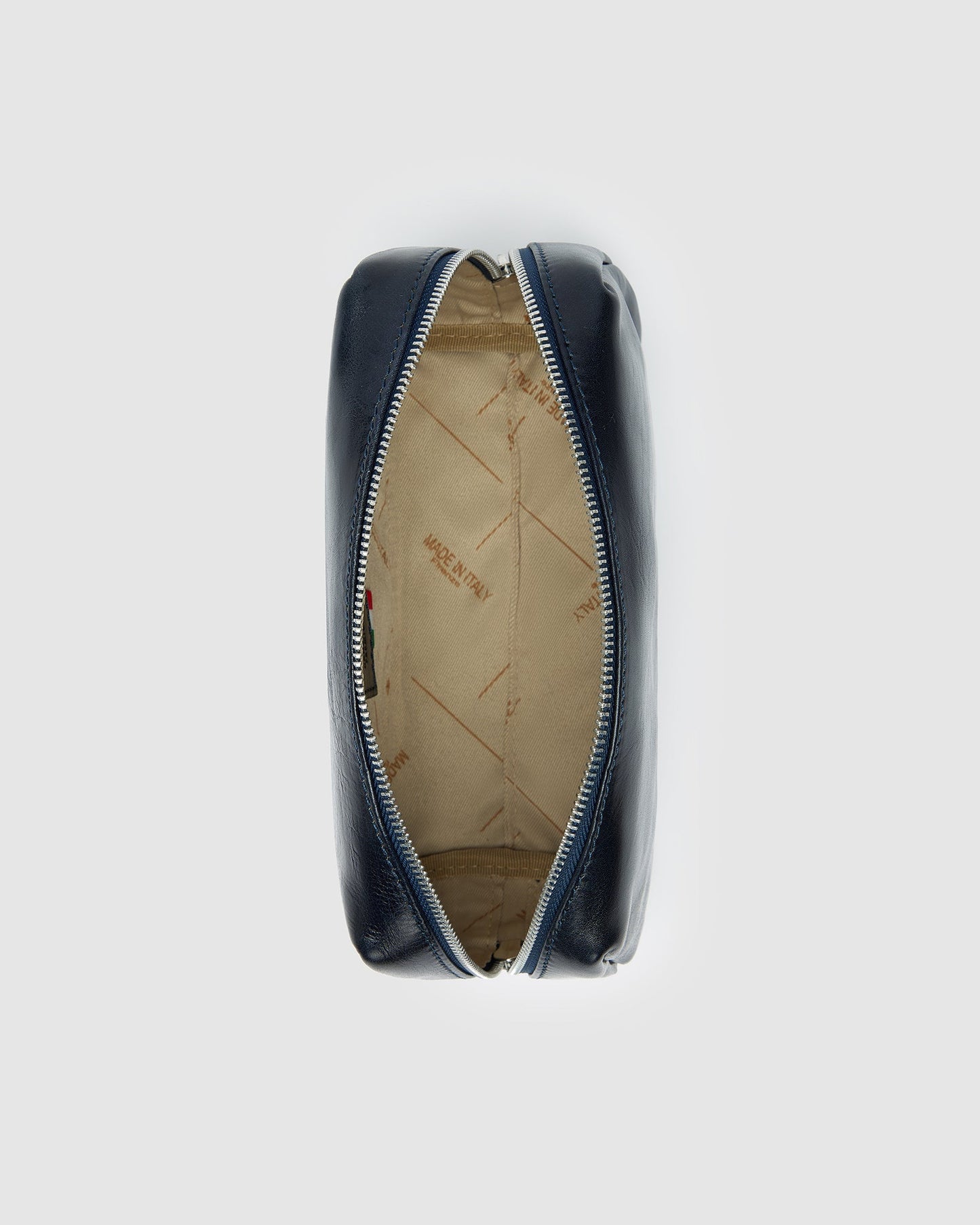 Otto Dopp Kit Blau - Kulturbeutel aus Leder