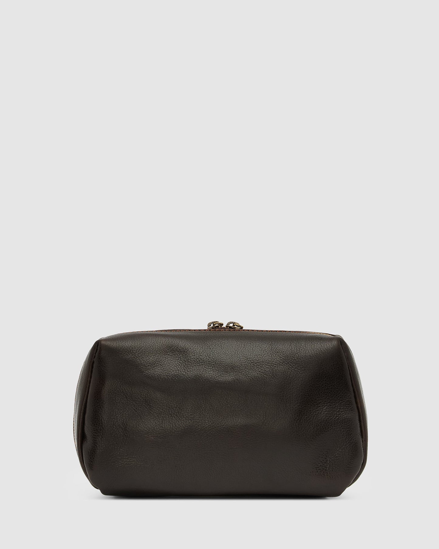 Otto Dopp Kit Schokolade - Kulturbeutel aus Leder