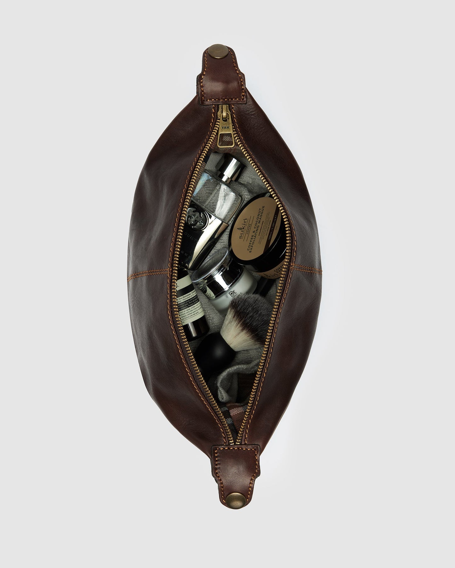 Tre Dopp Kit Matt Chocolate - Kulturbeutel