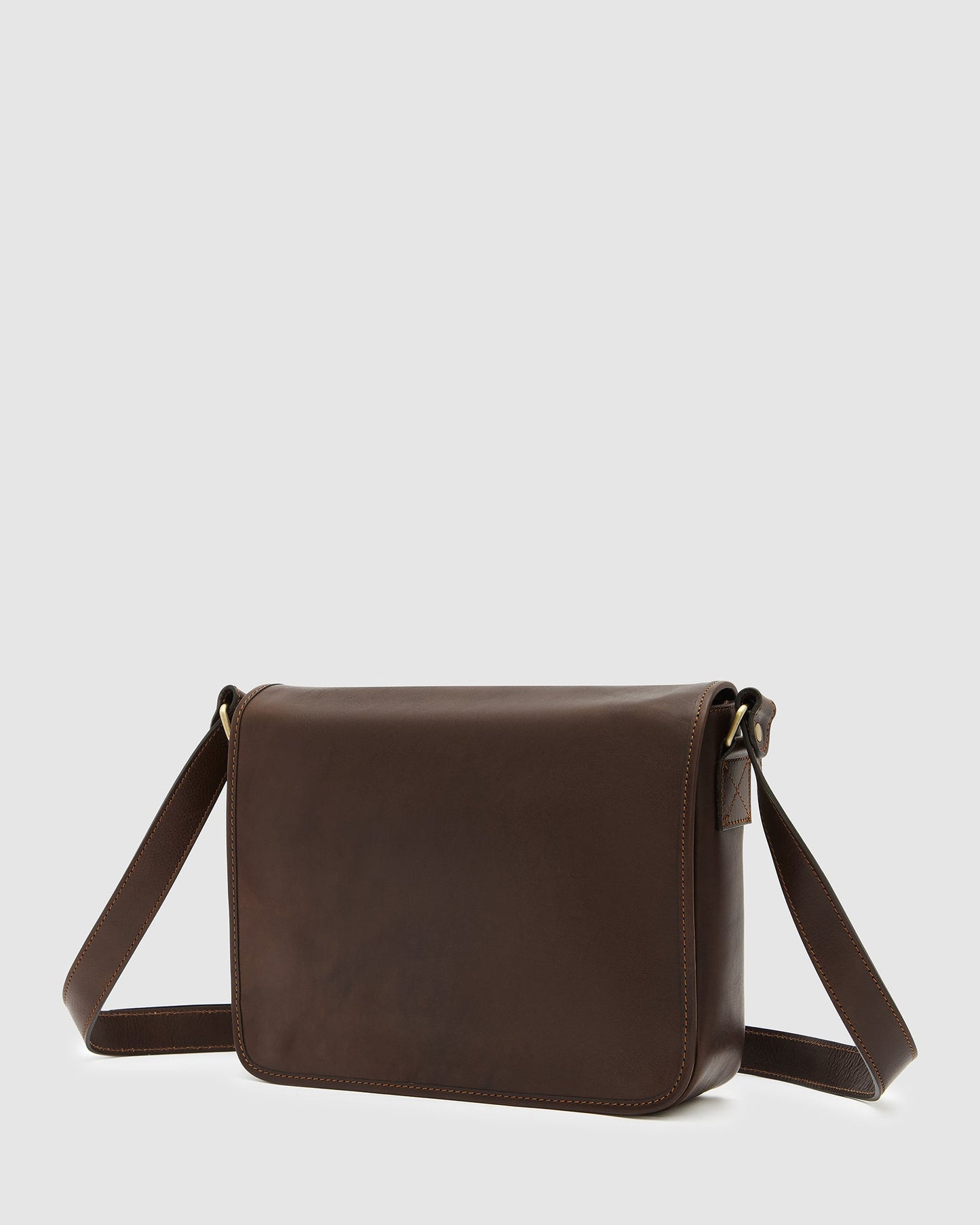 Aurelian Matt Chocolate - 13" Laptop-Messenger aus Leder