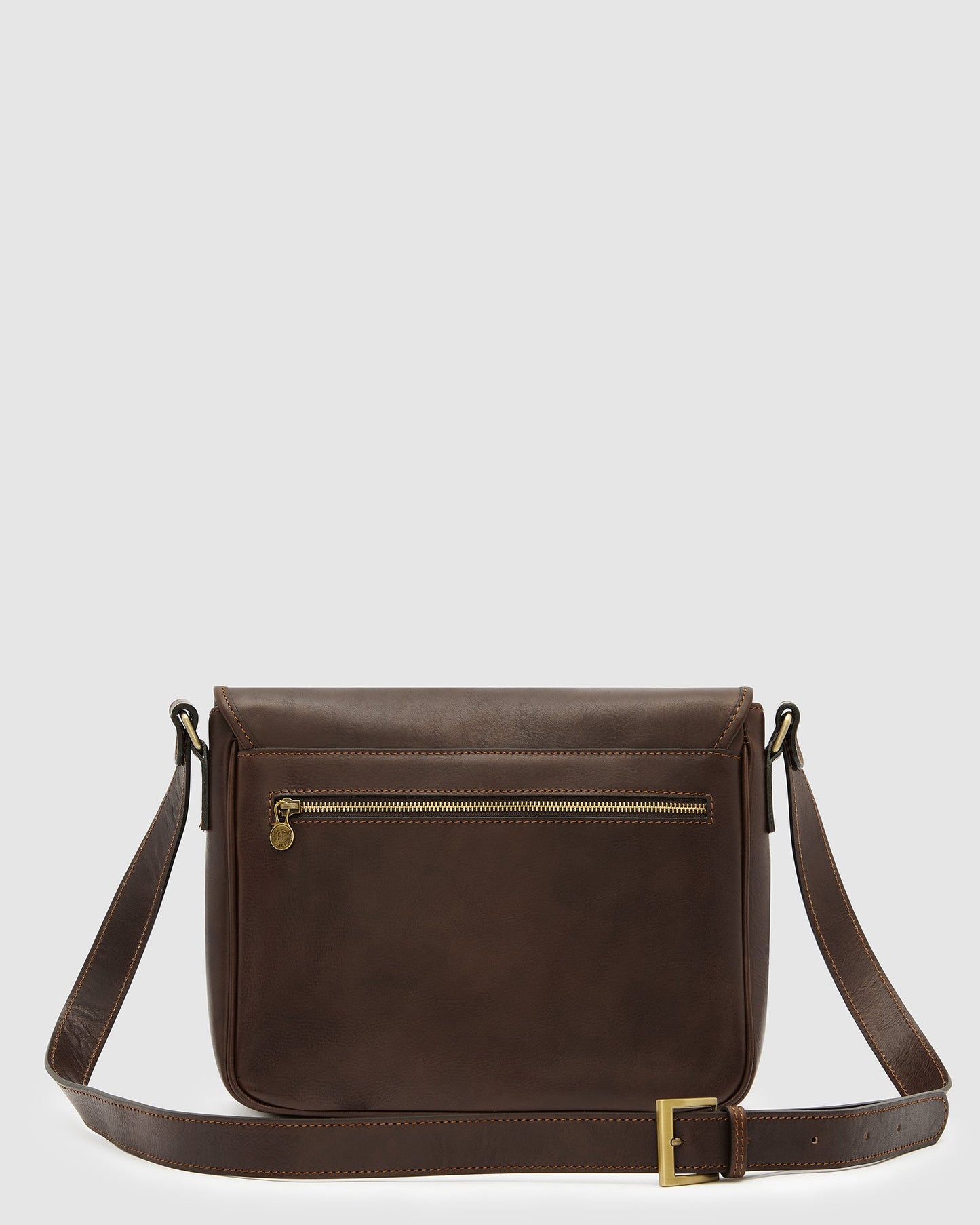Aurelian Matt Chocolate - 13" Laptop-Messenger aus Leder
