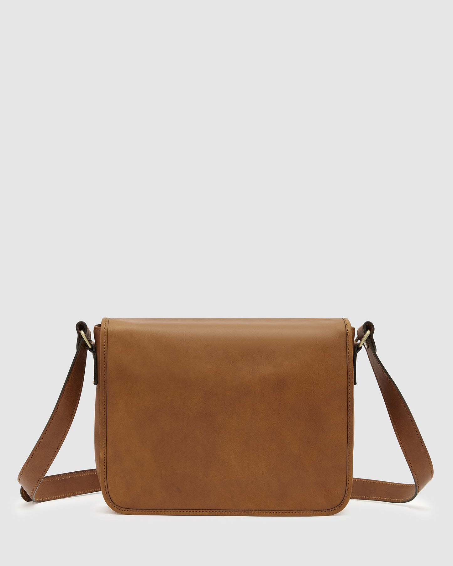 Aurelian Matt Tan - 13" Laptop-Messenger aus Leder