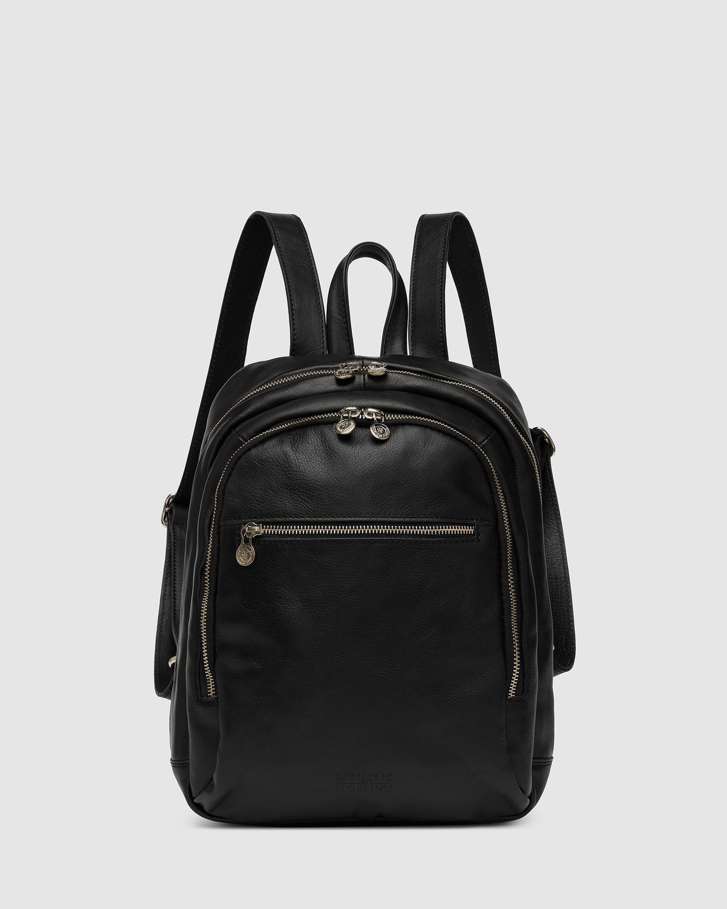 Archy Schwarz - Lederrucksack 13" Laptop