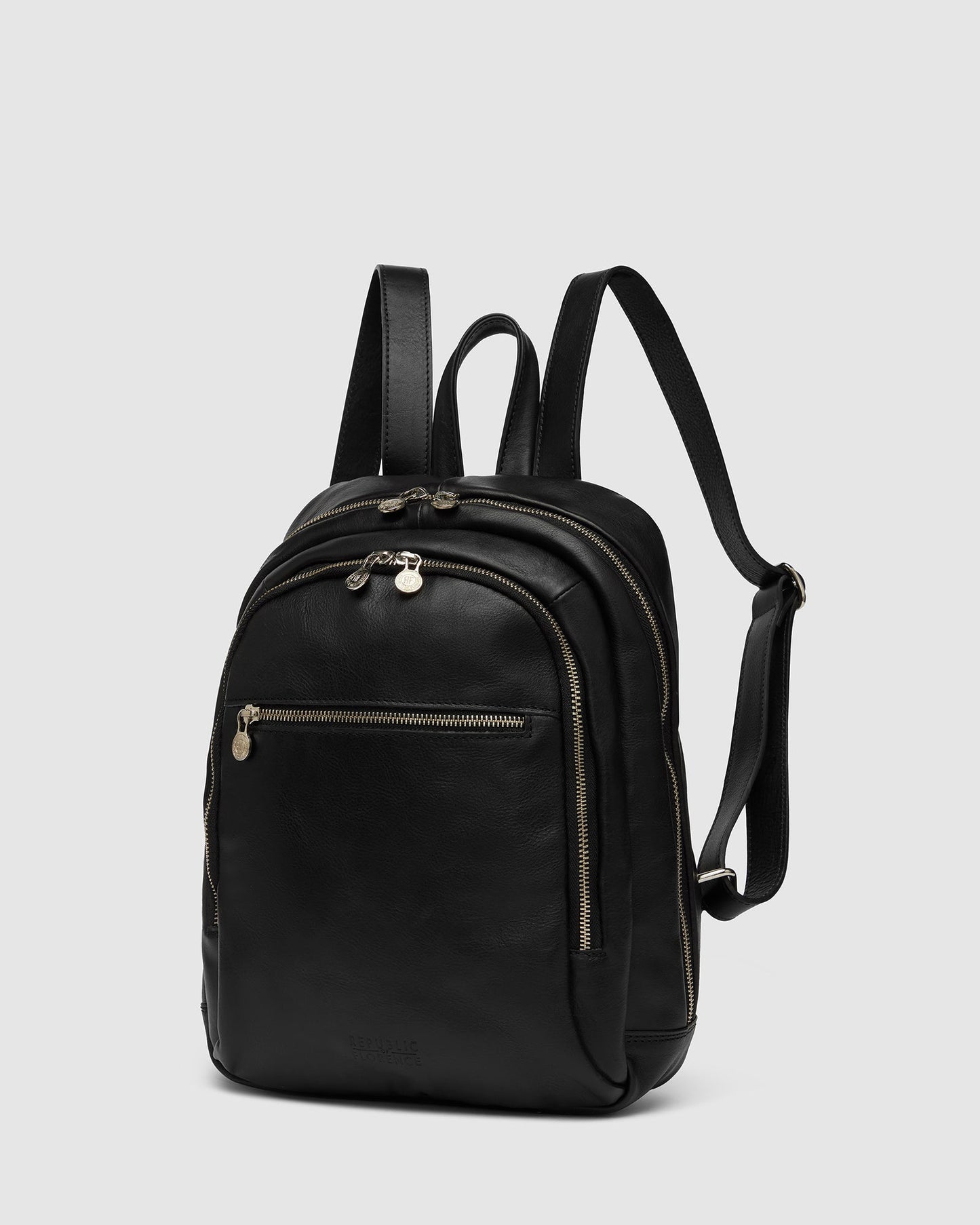 Archy Schwarz - Lederrucksack 13" Laptop
