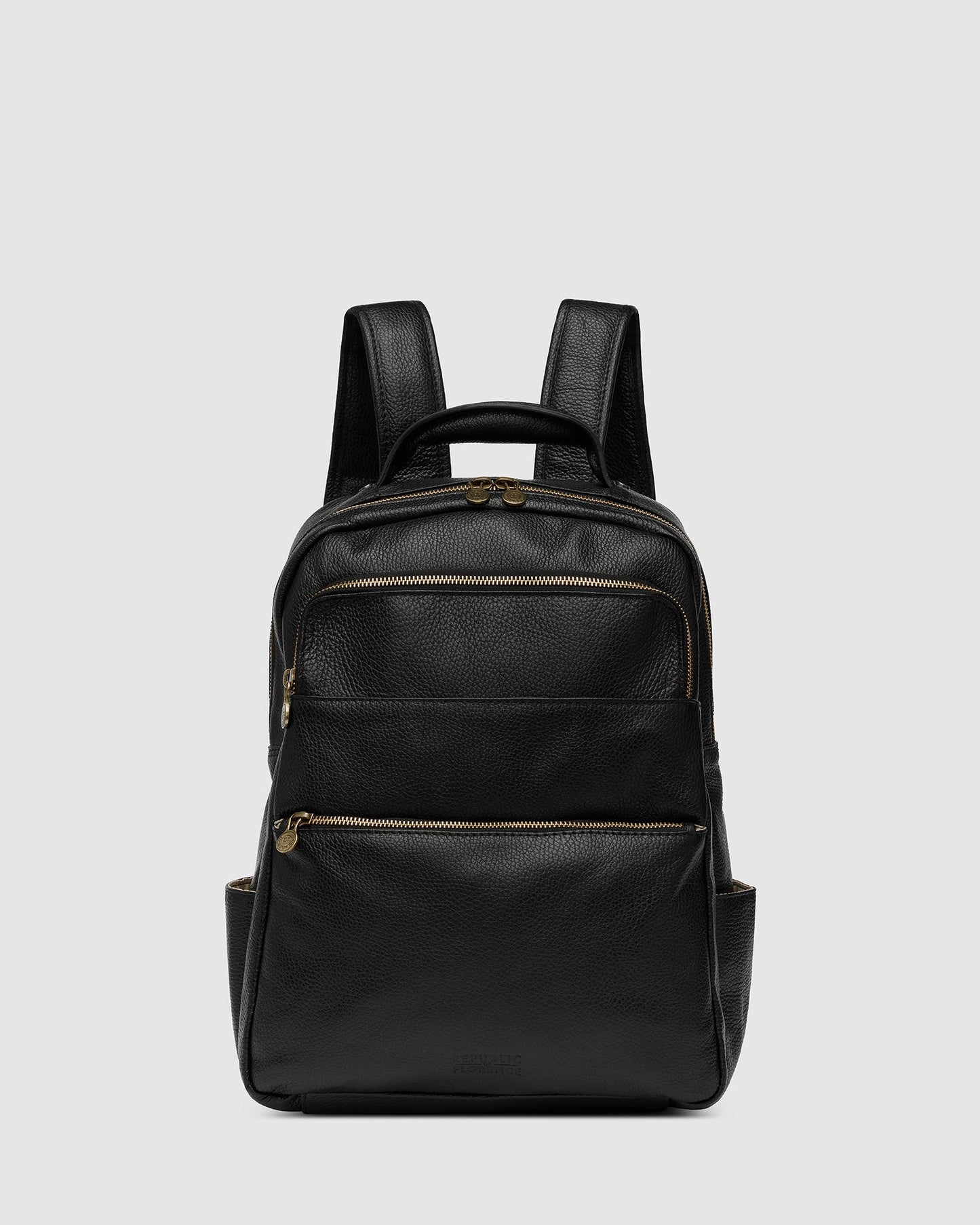 Bexley Schwarz - Laptop-Rucksack aus Leder
