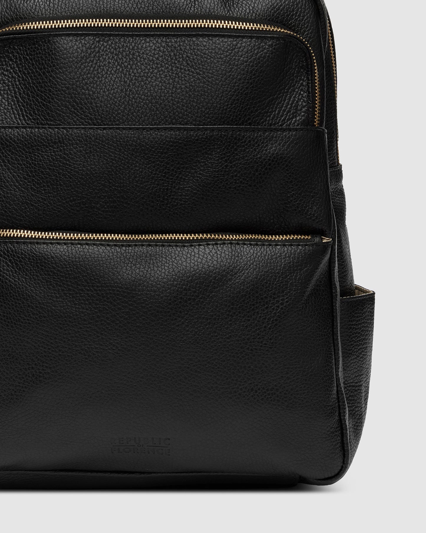 Bexley Schwarz - Laptop-Rucksack aus Leder
