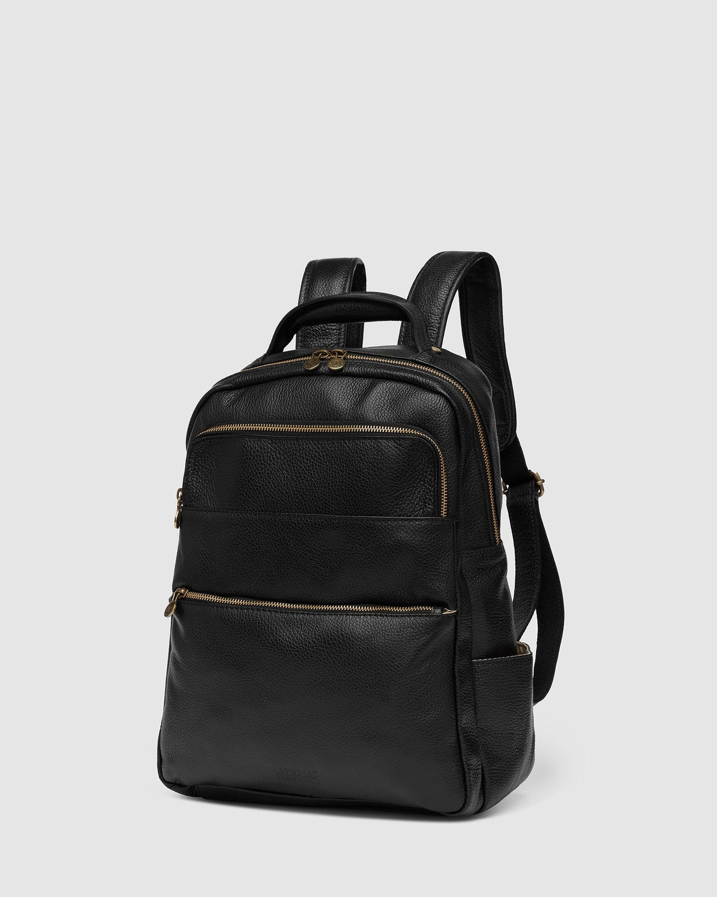 Bexley Schwarz - Laptop-Rucksack aus Leder