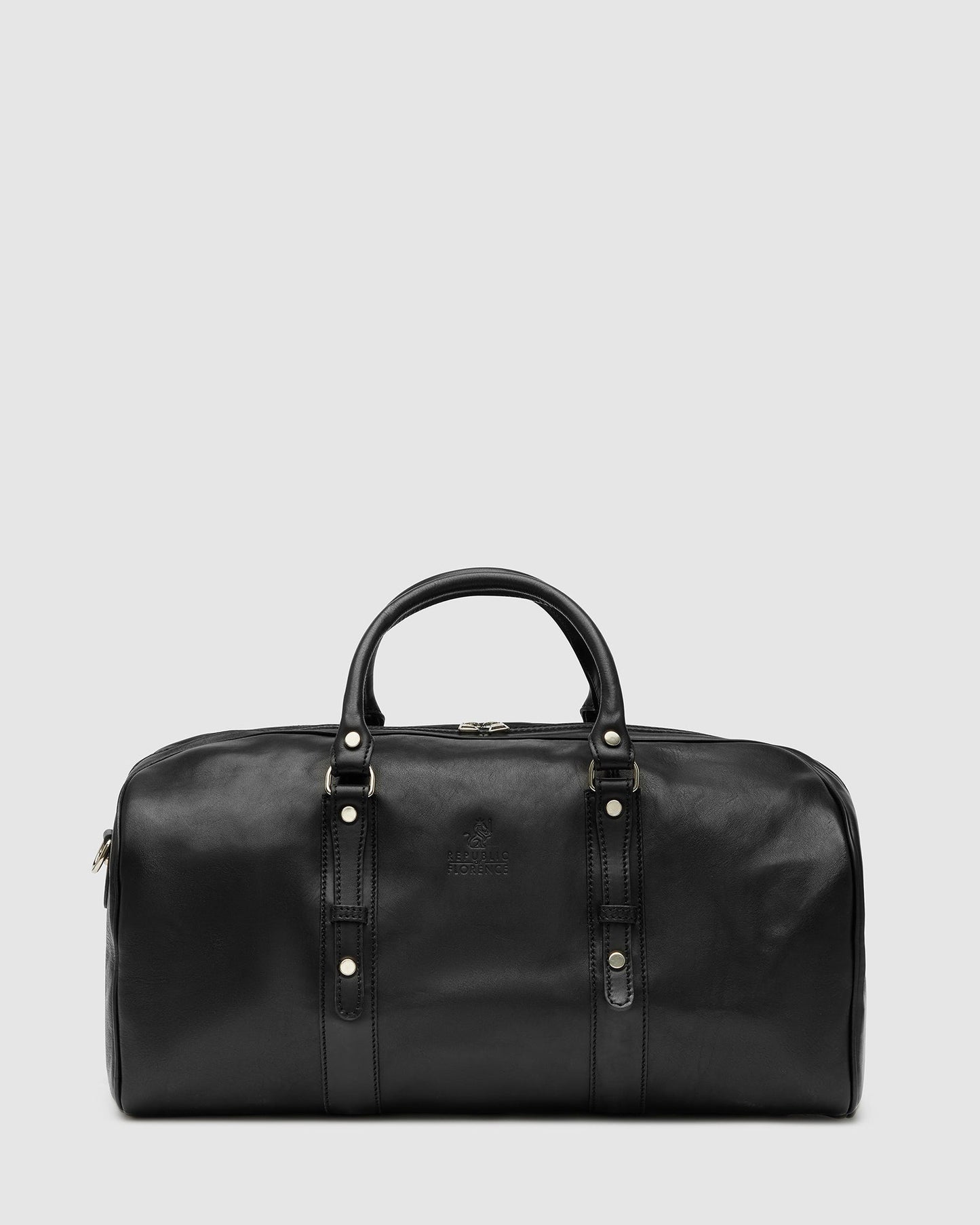 Polo Medium Mattschwarz - Reisetasche aus Leder