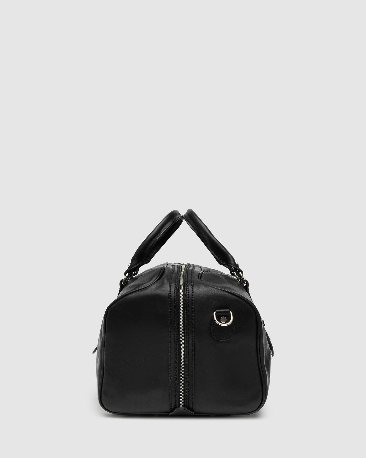 Polo Medium Mattschwarz - Reisetasche aus Leder