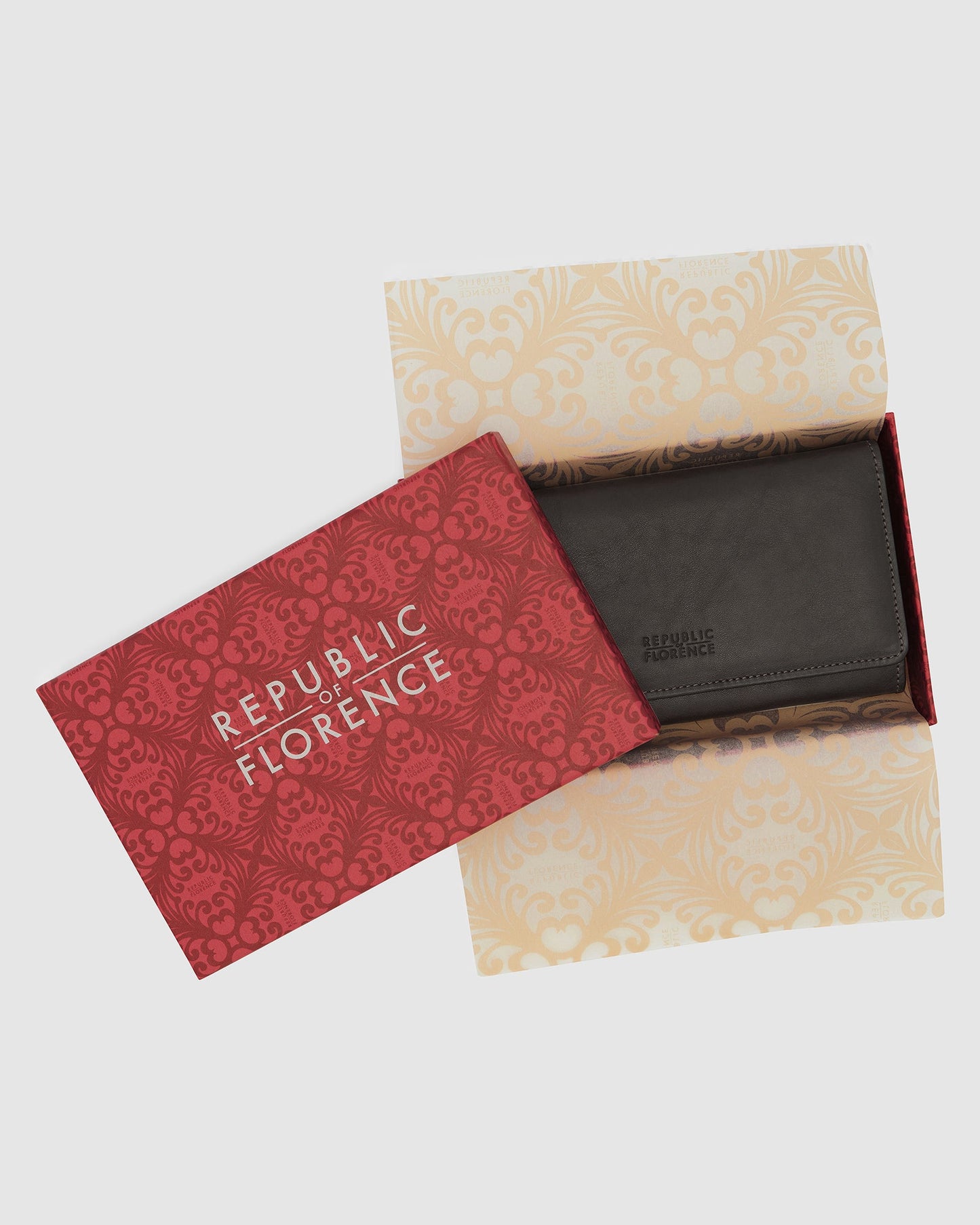 Carmen Chocolate - Damen Leder Geldbörse