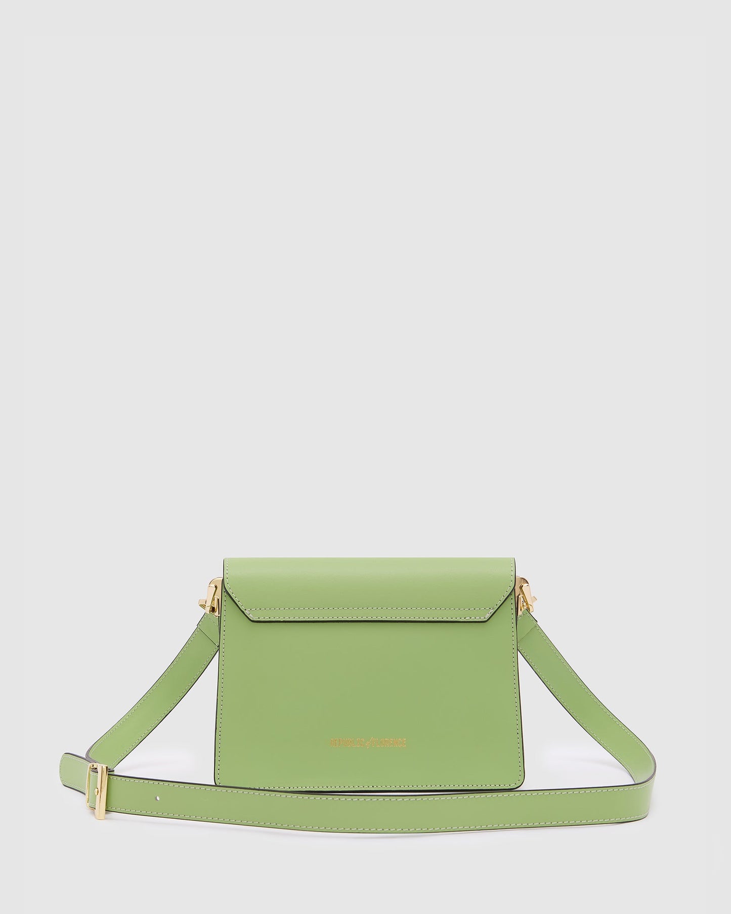 Allegra Green - Leather Crossbody Bag