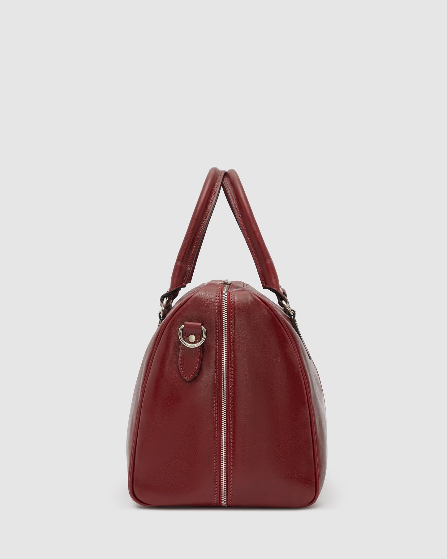 Albertis Piccolo Rot - Reisetasche aus Leder