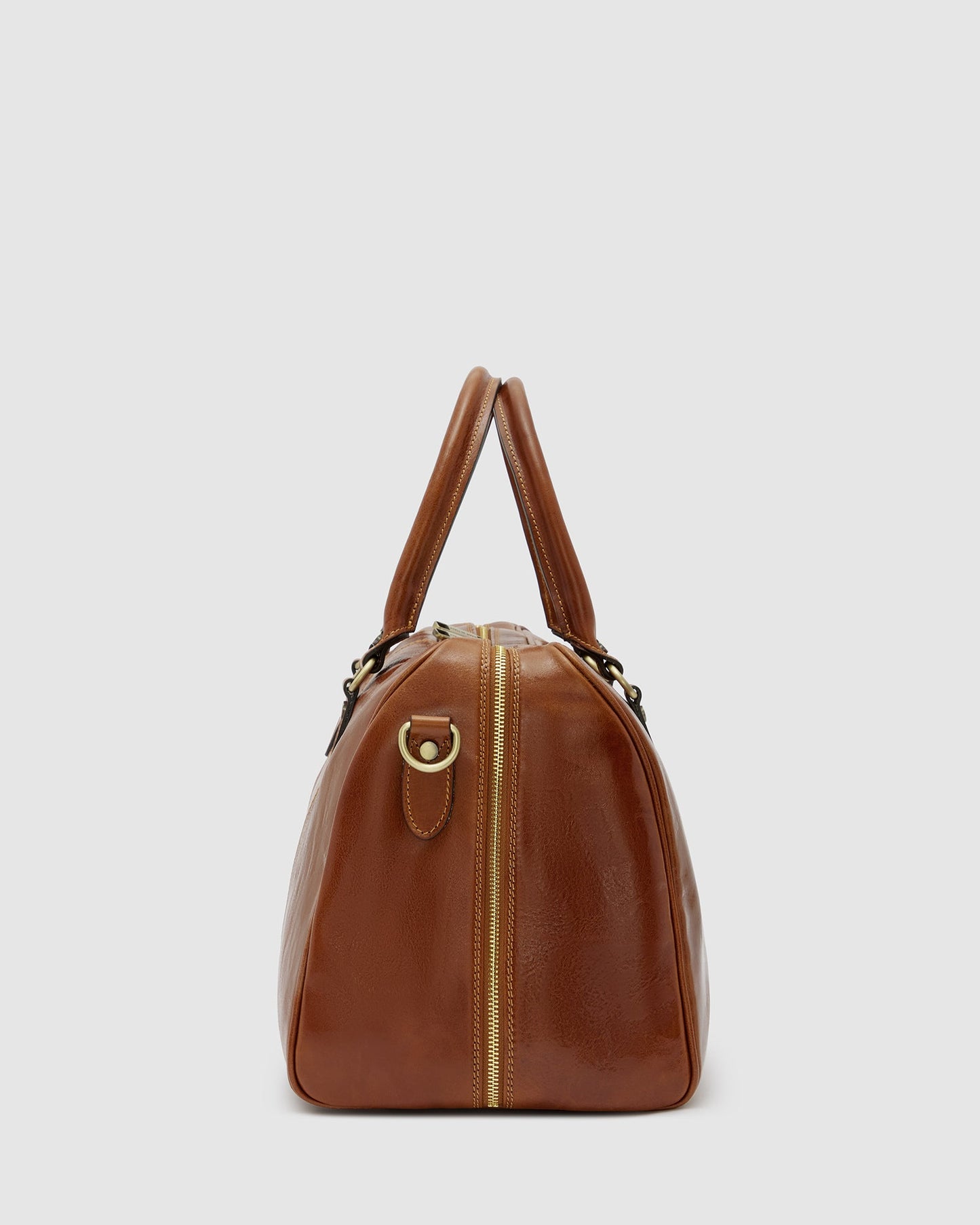 Albertis Piccolo Tan – Leder-Reisetasche