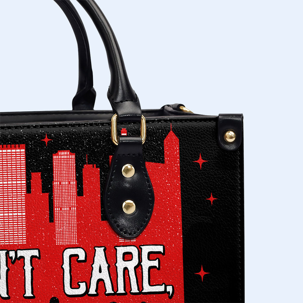 Rot - Personalisierte Lederhandtasche - Red01