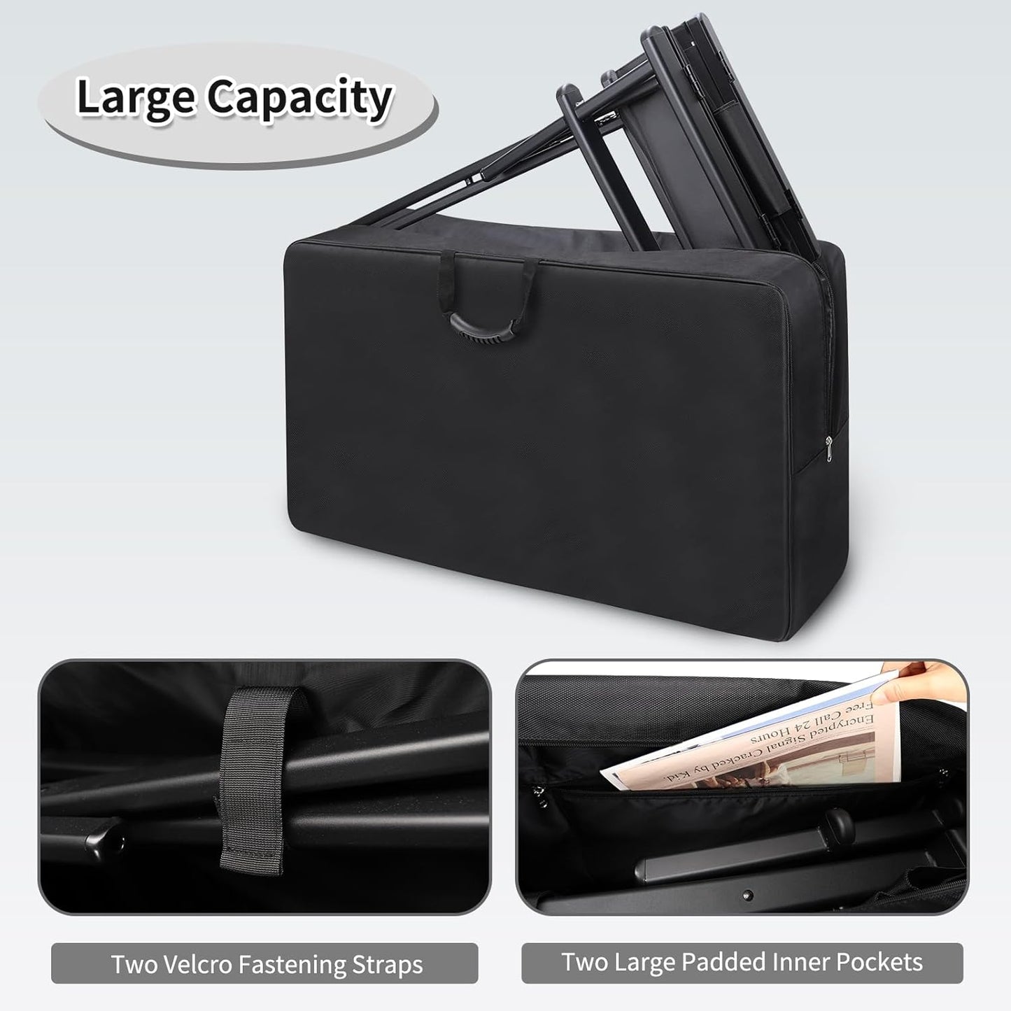 Tragbarer Make-up-Artist-Stuhl-Aufbewahrungsrucksack-Tragetasche
