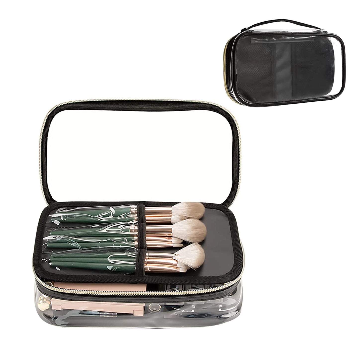 Tragbare transparente Make-up-Tasche von Relavel