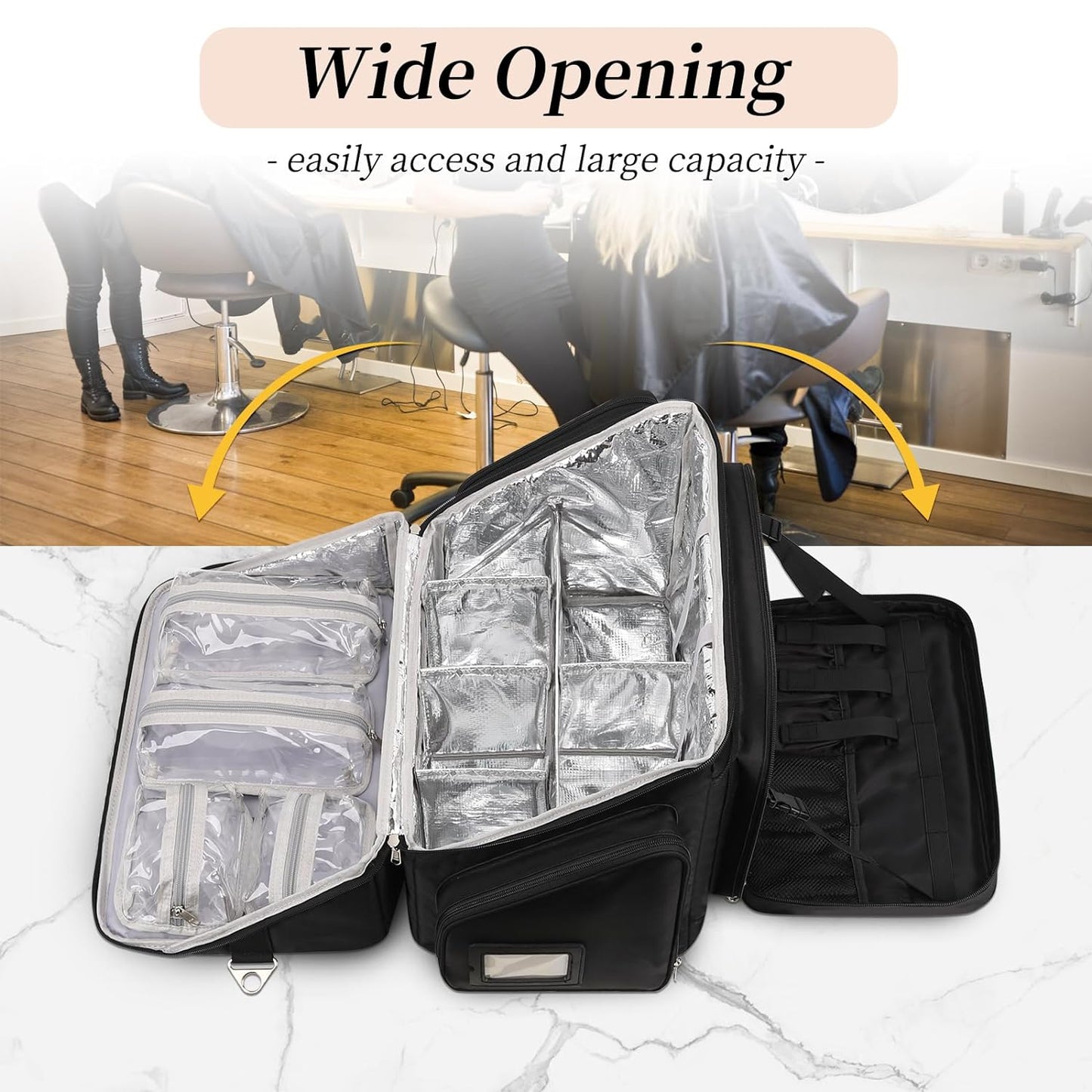Professionelle große Reisetasche für Friseure