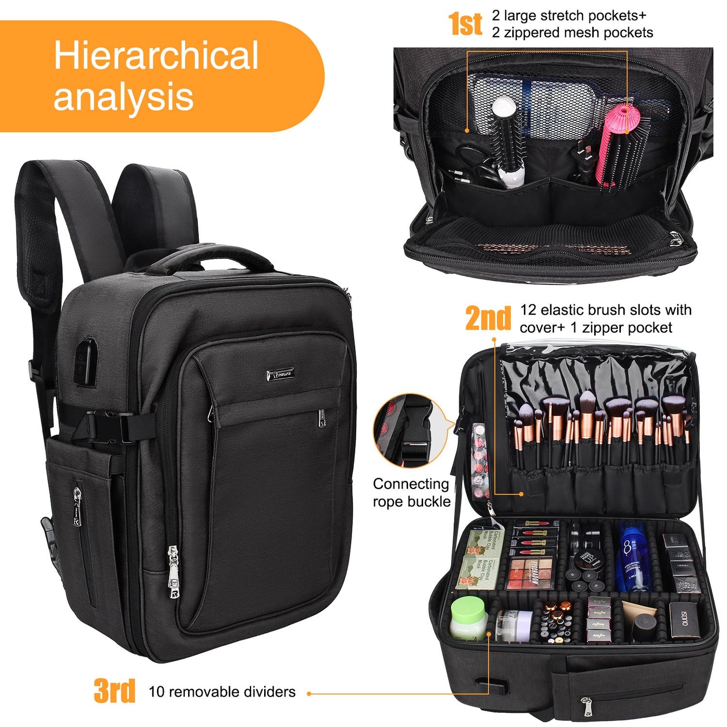Professionelle Make-up-Tasche für Make-up-Artists